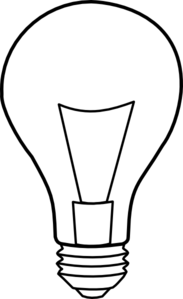 183x299 Light Bulb Outline Png, Clip Art For Web