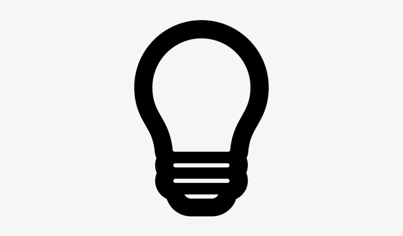 Light Bulb Outline Vector At Vectorified Com Collection Of Light Bulb Outline Vector Free For