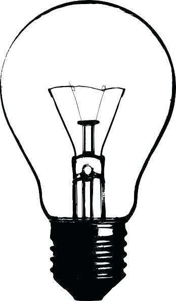 348x595 Light Bulb Outline