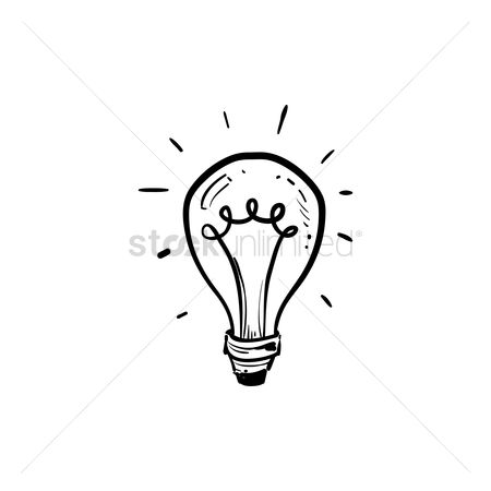 450x450 Free Lightbulb Outline Stock Vectors Stockunlimited