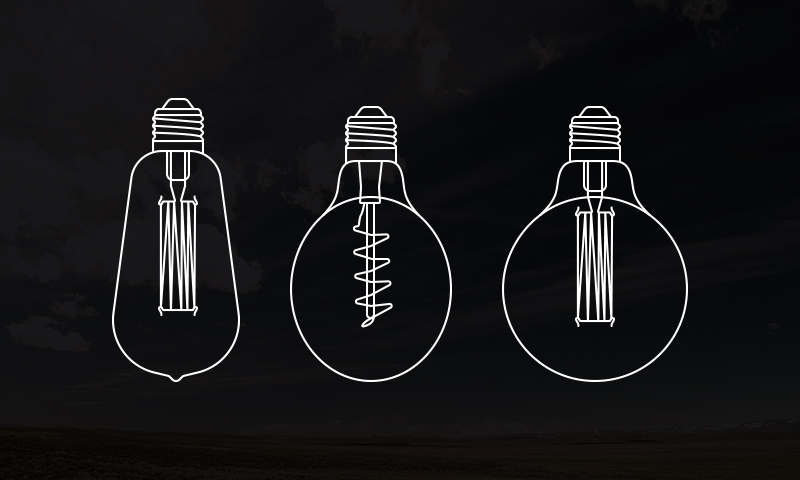 800x480 Freebie Light Bulb Outline Vectors