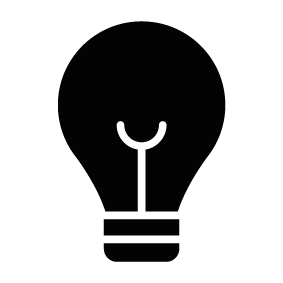 283x283 Light Bulb Silhouette Silhouette Of Light Bulb
