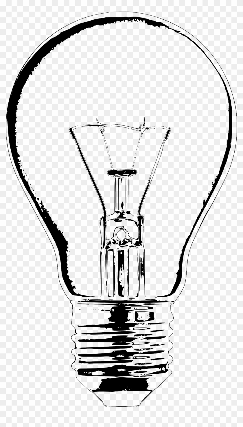 840x1474 Incandescent Light Bulb Lamp Clip Art