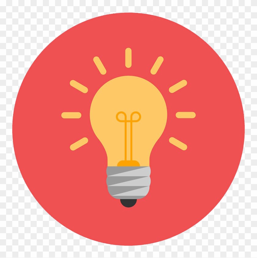 840x841 Lightbulb Flat Icon