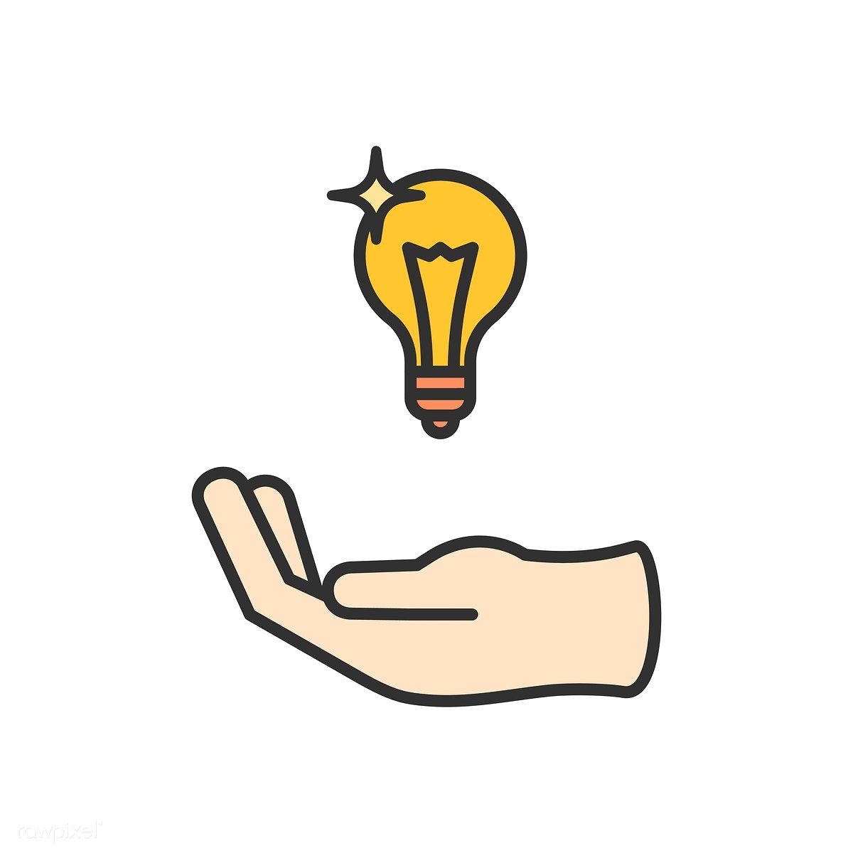 1200x1200 Illustration Of Light Bulb Icon Free Image