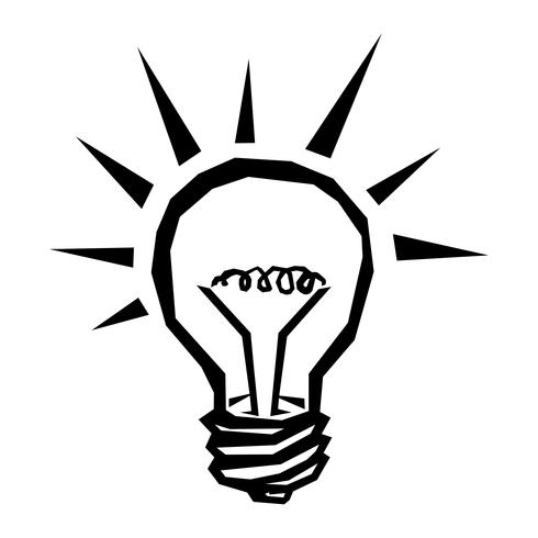 490x490 Lightbulb Vector Icon