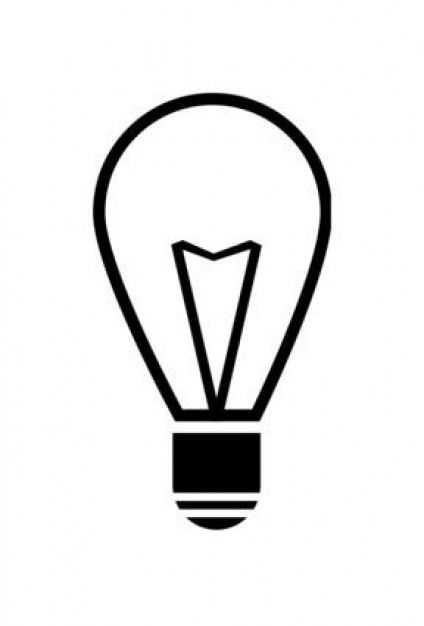 424x626 Simple Light Bulb Lighting Vector Free, Vector Icons, Free