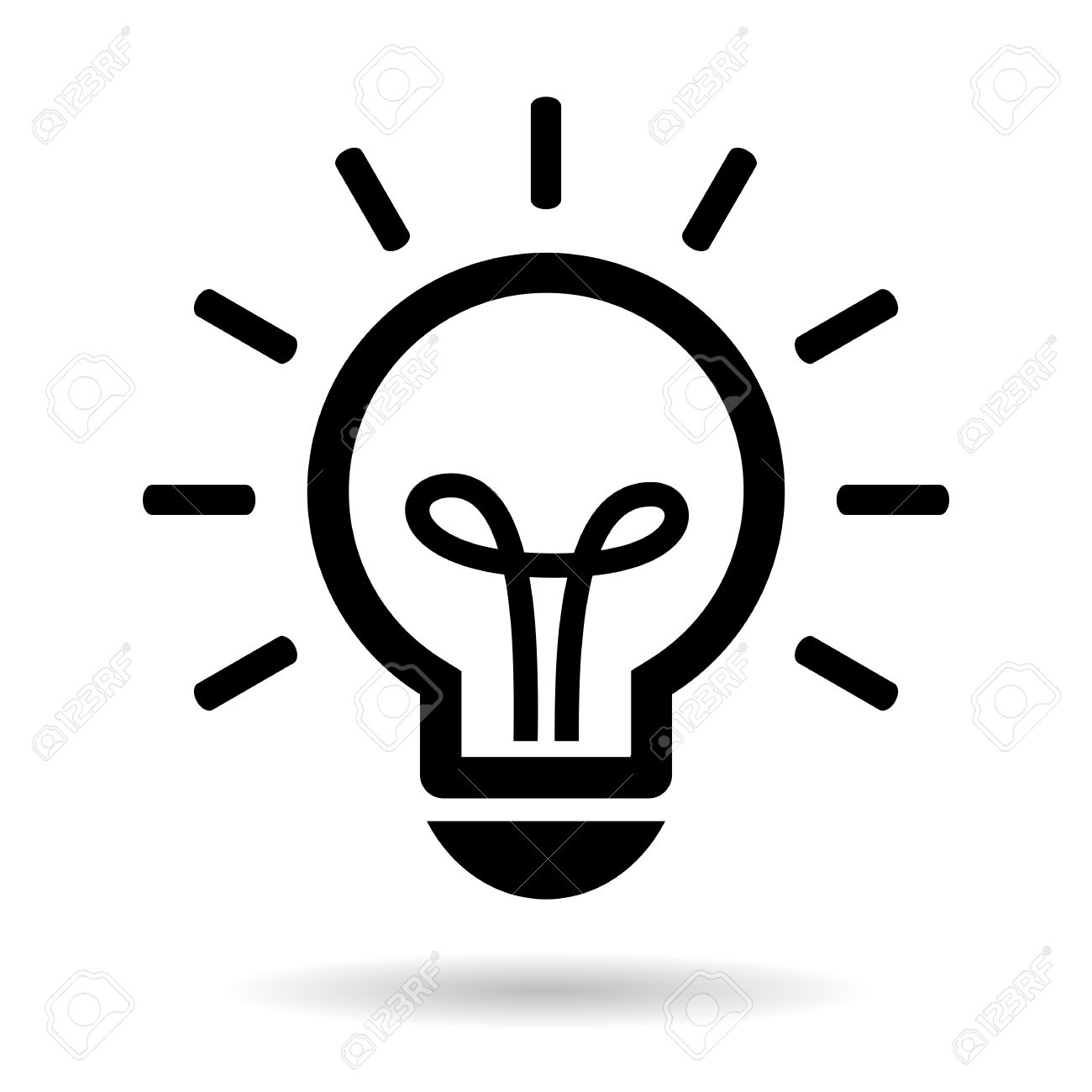 Light Bulb Vector Icon 1300x1300 Light Bulb Vector Icon