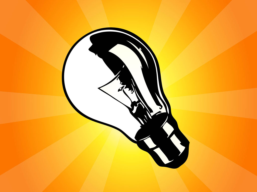 Light Bulb Vector Free At Vectorified.com | Collection Of Light Bulb ...