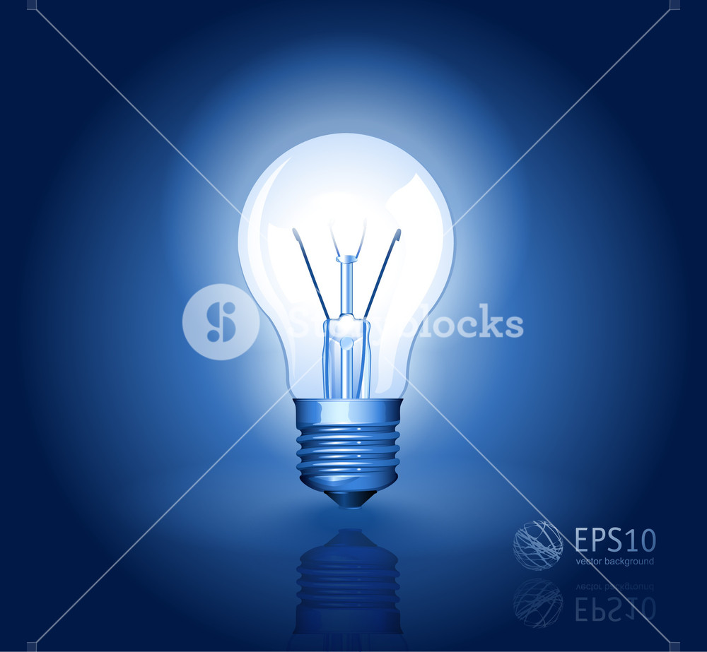 Electric Light Bulb Vector Abstract Royalty Free Stock Image 1000x923 Electric Light Bulb Vector Abstract Royalty Free Stock Image