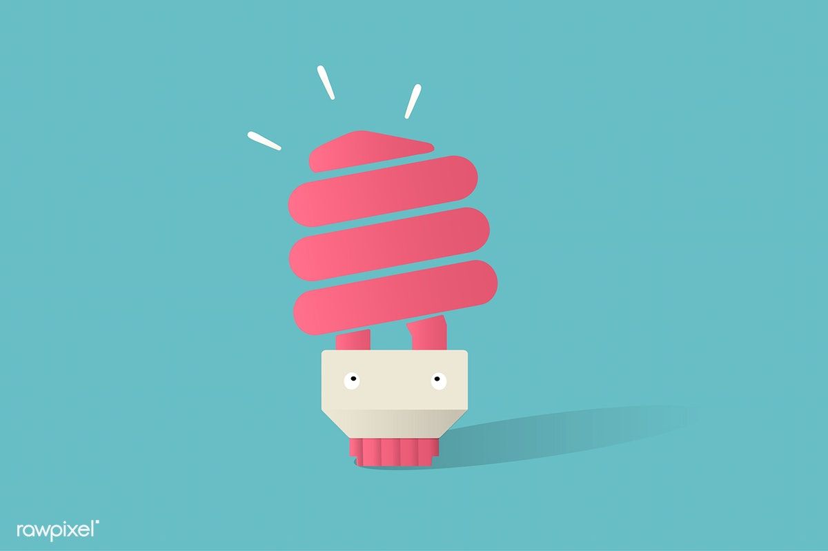 1200x799 Illustration Of Light Bulb Vector On Blue Background Free Image
