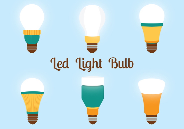 632x443 Led Lights Bulbs Vector Pack Free Vector Download Cannypic