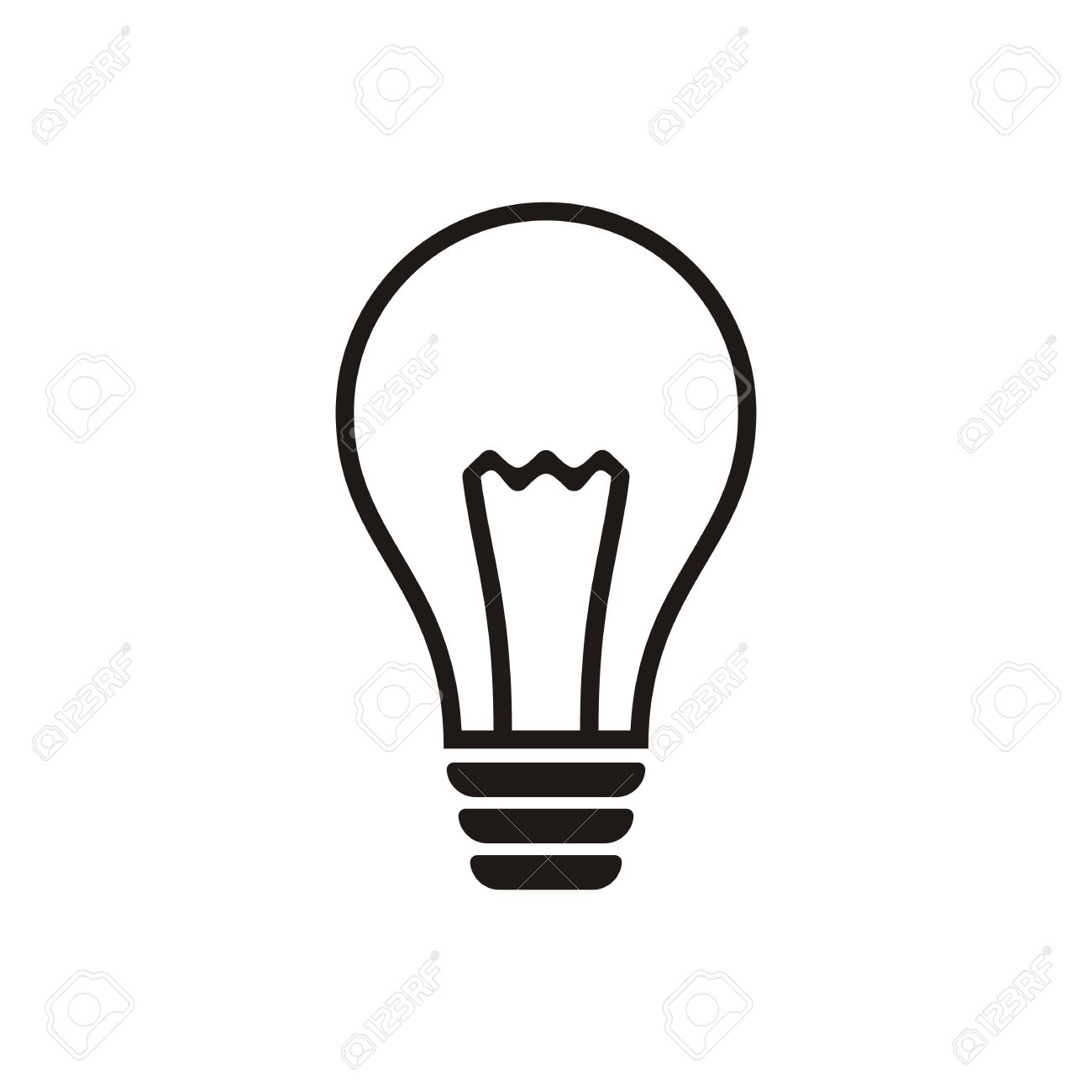 1300x1300 Light Bulb Icon Vector