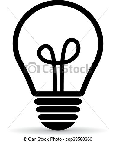 384x470 Light Bulb Vector Icon