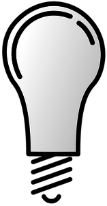 Light Bulb Vector Icon