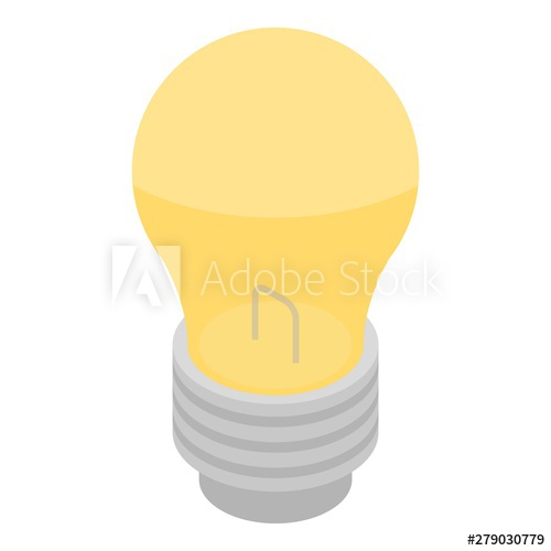Light Bulb Icon Isometric Of Light Bulb Vector Icon For Web 500x500 Light Bulb Icon Isometric Of Light Bulb Vector Icon For Web