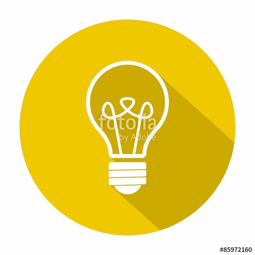 Light Bulb Vector Icon Stock Image And Royalty Free Vector 500x500 Light Bulb Vector Icon Stock Image And Royalty Free Vector