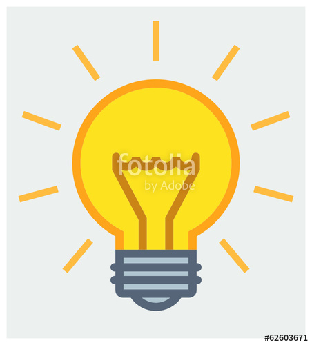 Shining Yellow Light Bulb Vector Icon Stock Image And Royalty 452x500 Shining Yellow Light Bulb Vector Icon Stock Image And Royalty
