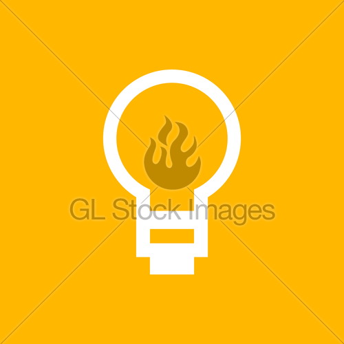 Simple White Light Bulb Icon Idea Vector Illustration O Gl 500x500 Simple White Light Bulb Icon Idea Vector Illustration O Gl