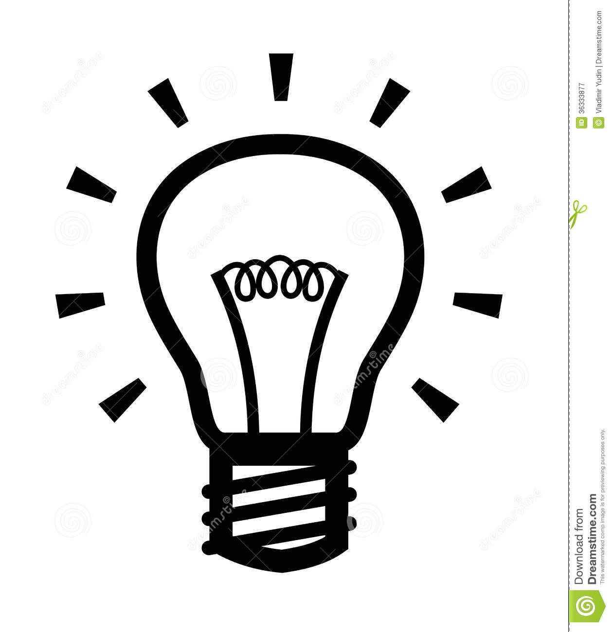 Light Bulb Vector Illustrator
