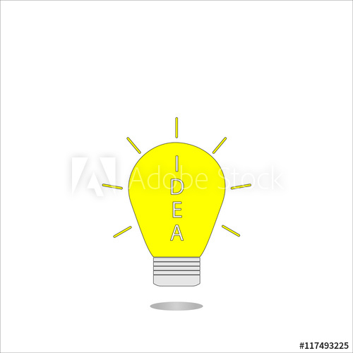 500x500 Idea Light Bulb