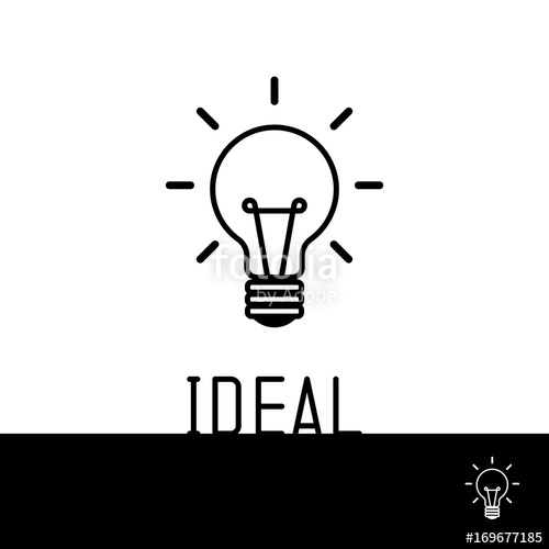 500x500 Light Bulb Vector Illustrator Stock Image And Royalty Free