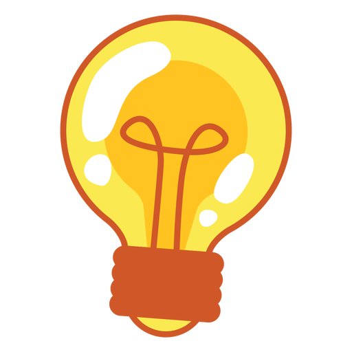 Cartoon Light Bulb Png Vector, Clipart 512x512 Cartoon Light Bulb Png Vector, Clipart