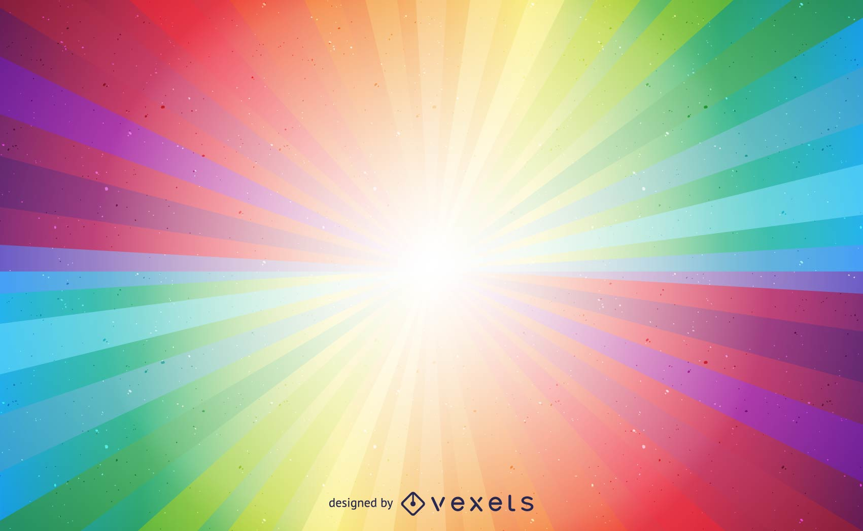 1701x1048 Colorful Light Burst Vector