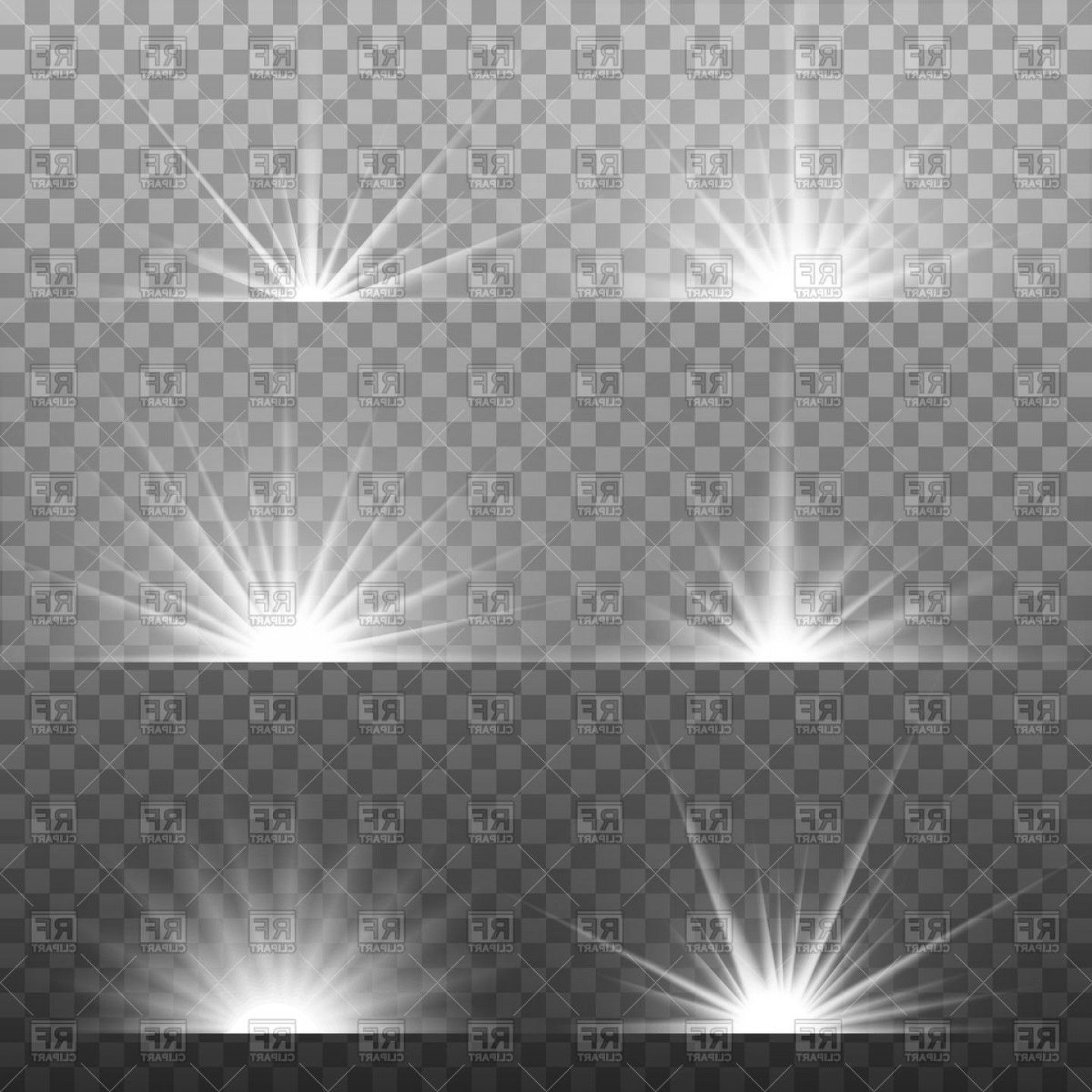 1440x1440 White Glowing Light Burst Explosion With Transparent Vector