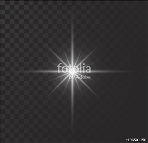 500x484 White Glowing Light Burst Explosion With Transparent Vector