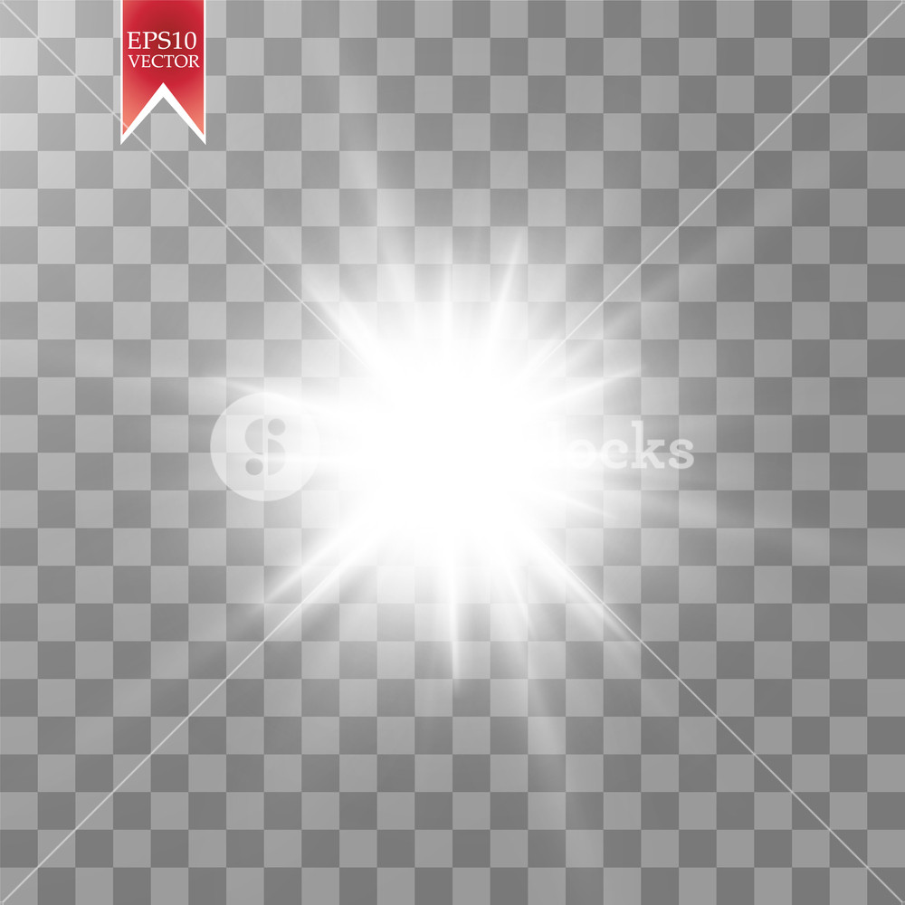 1000x1000 Glow Light Effect Starburst With Sparkles On Transparent