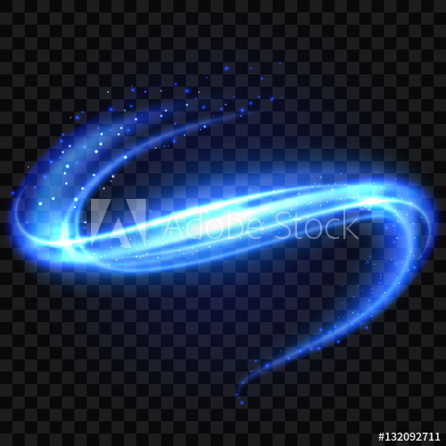 500x500 Blue Lamp Glow, Energy Flow, Speed Lines Light Effect Vector