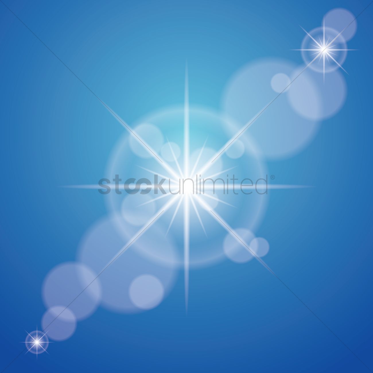 1300x1300 Lens Flare Vector Image