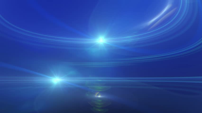 852x480 Blue Lens Flare And Vector Stock Footage Video