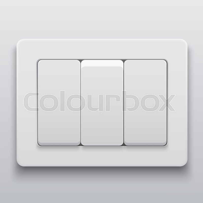 800x800 Vector Modern Light Switch Icon On Stock Vector Colourbox