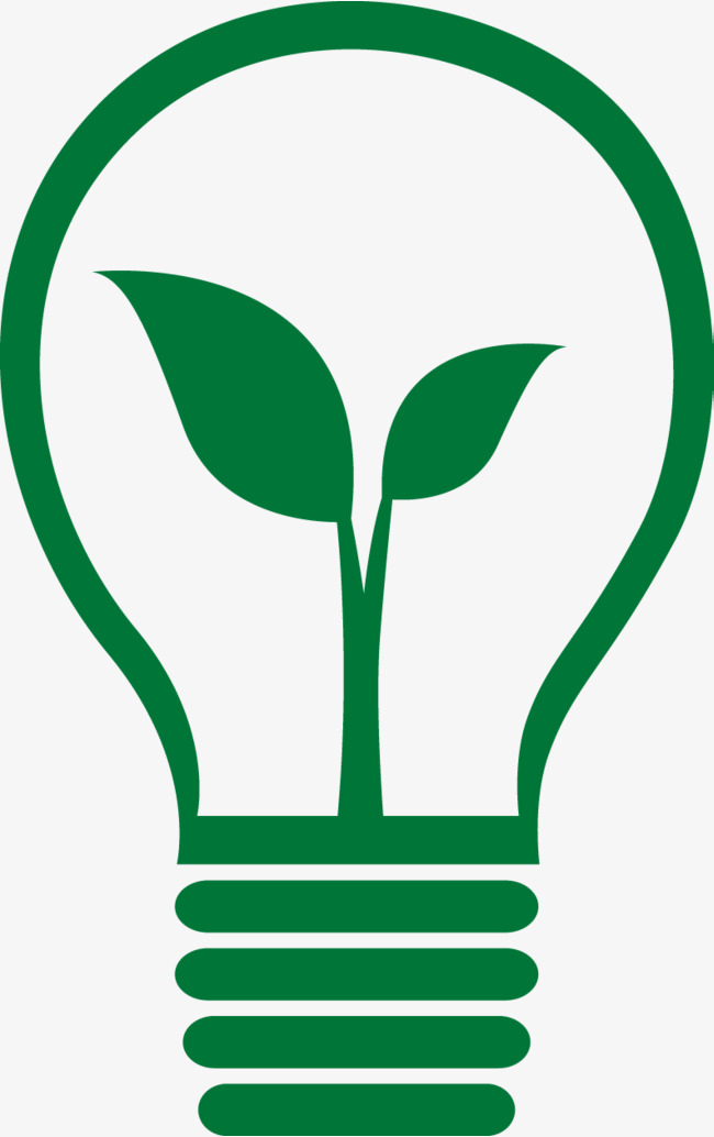 650x1034 Green Light Bulb, Green Vector, Light Ve