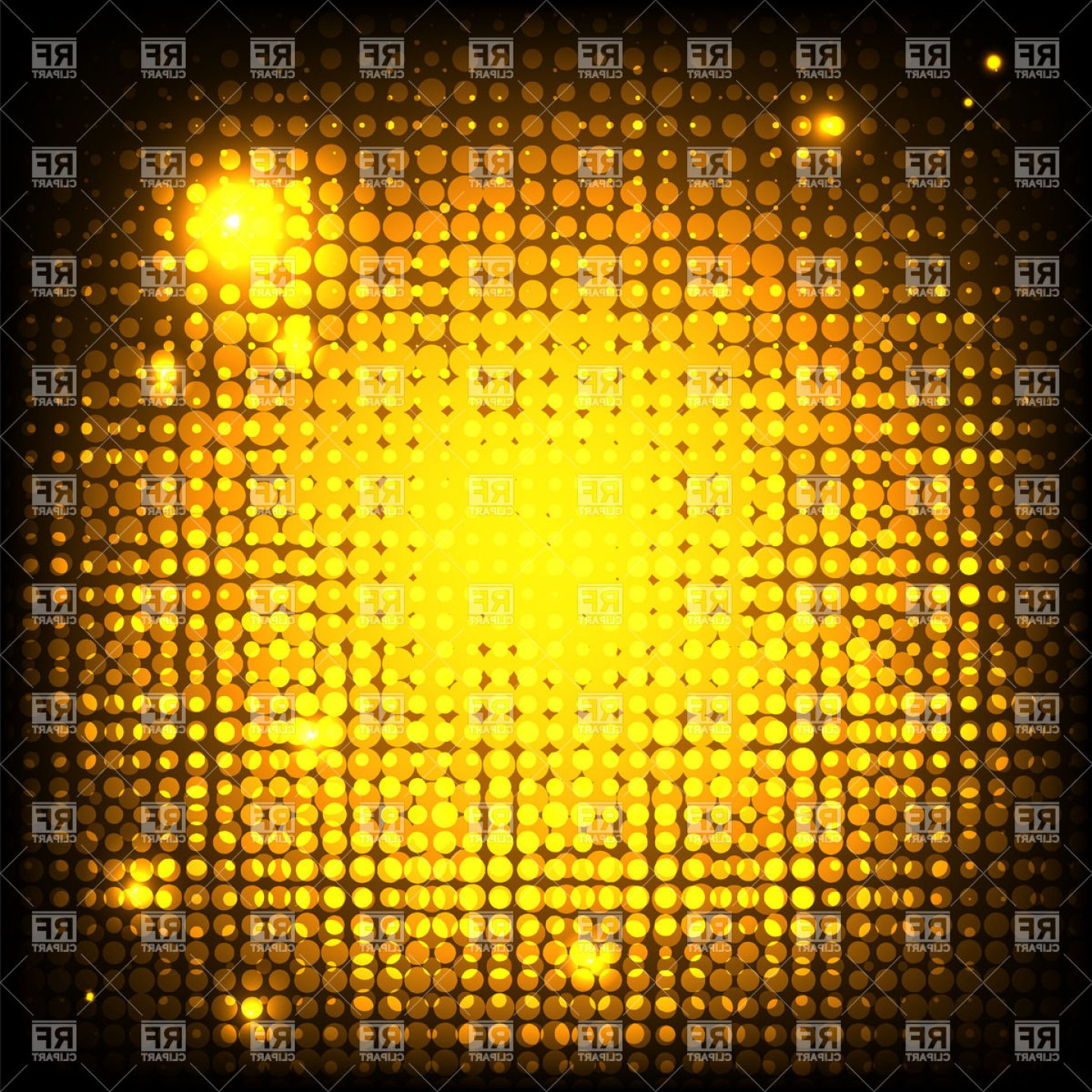 1440x1440 Yellow Abstract Light Vector Background Studiogrfx