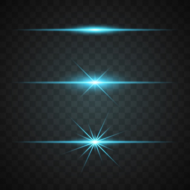 626x626 Blue Lights Collection Vector Free Download