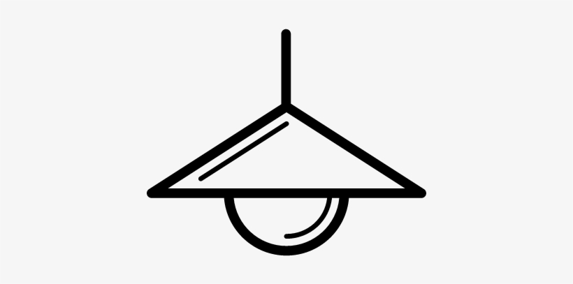 820x407 Hanging Roof Lamp Vector