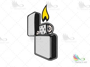 300x226 Infinitart Lighter Vector Image