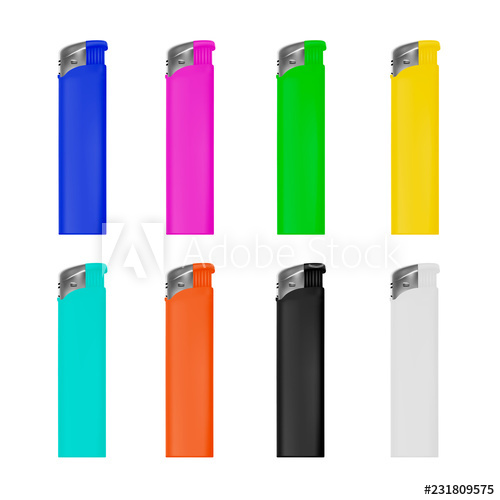 500x500 Lighter Vector Illustration Lighter On White Background