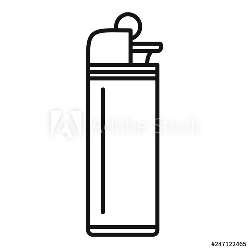 500x500 Portable Cigarette Lighter Icon Outline Portable Cigarette