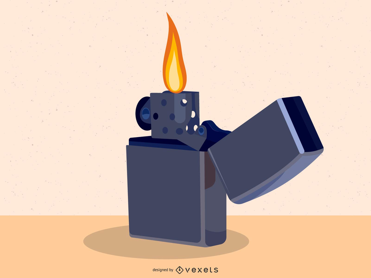 760x570 Classic Lighter Vector