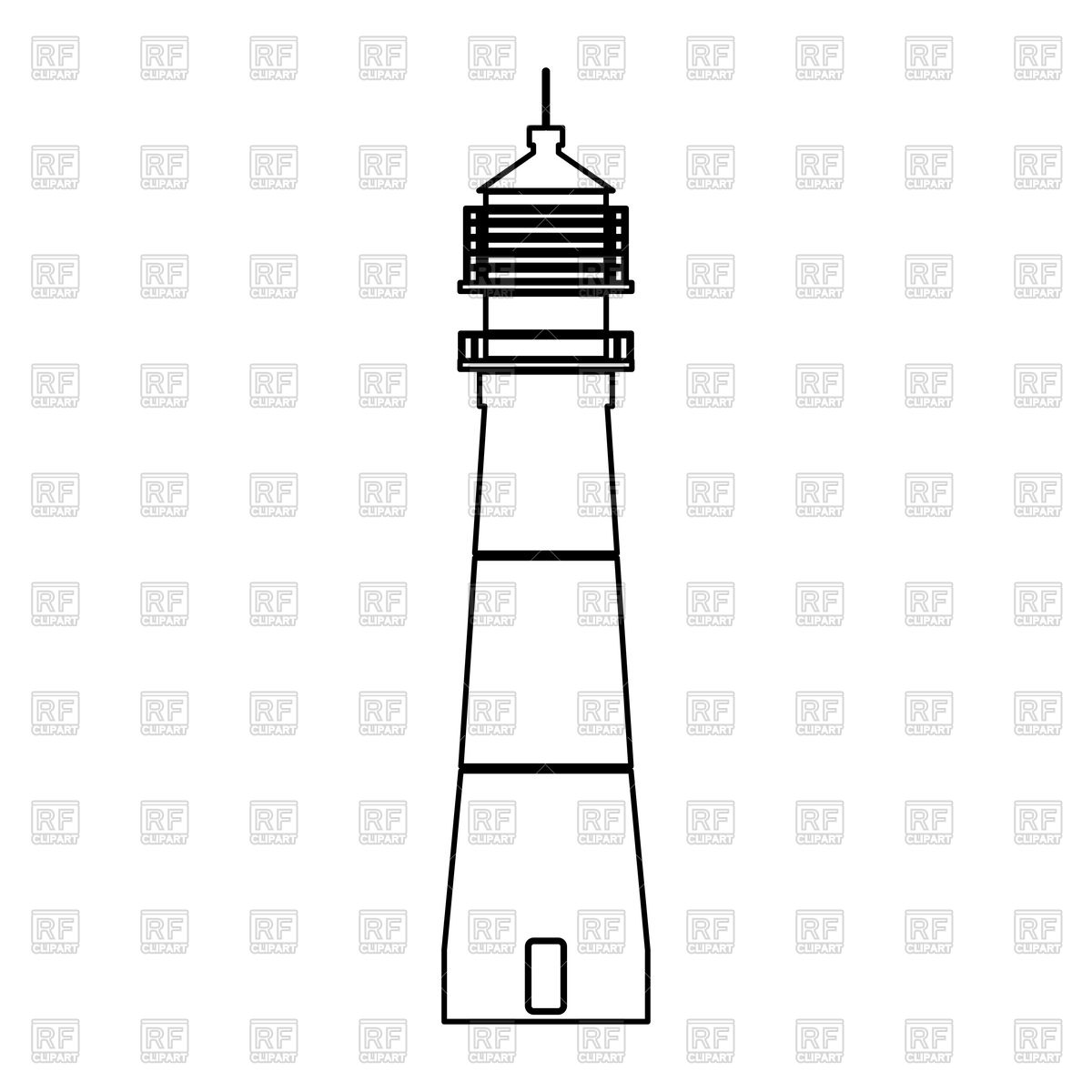 1200x1200 Lighthouse Icon Vector Image Of Architecture, Buildings