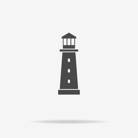 450x450 Lighthouse Icon Vector Concept Illustration For Design Royalty