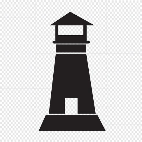 490x490 Lighthouse Icon Symbol Sign