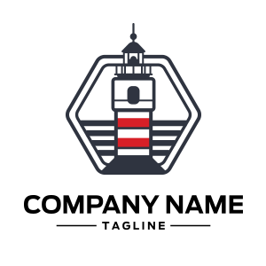 300x300 Lighthouse Geometric Logo Vector Buy The Logo