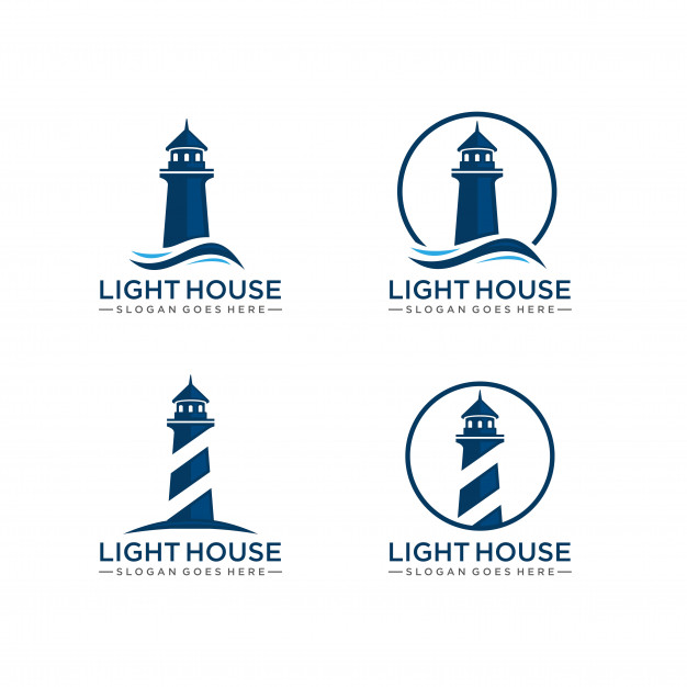 626x626 Lighthouse Logo Template Vector Premium Download