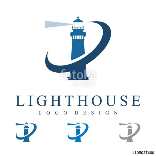 500x500 Lighthouse Logo Stock Image And Royalty Free Vector