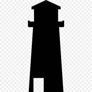 300x300 Stock Vector Silhouette Lighthouse On A Light Background C Vector